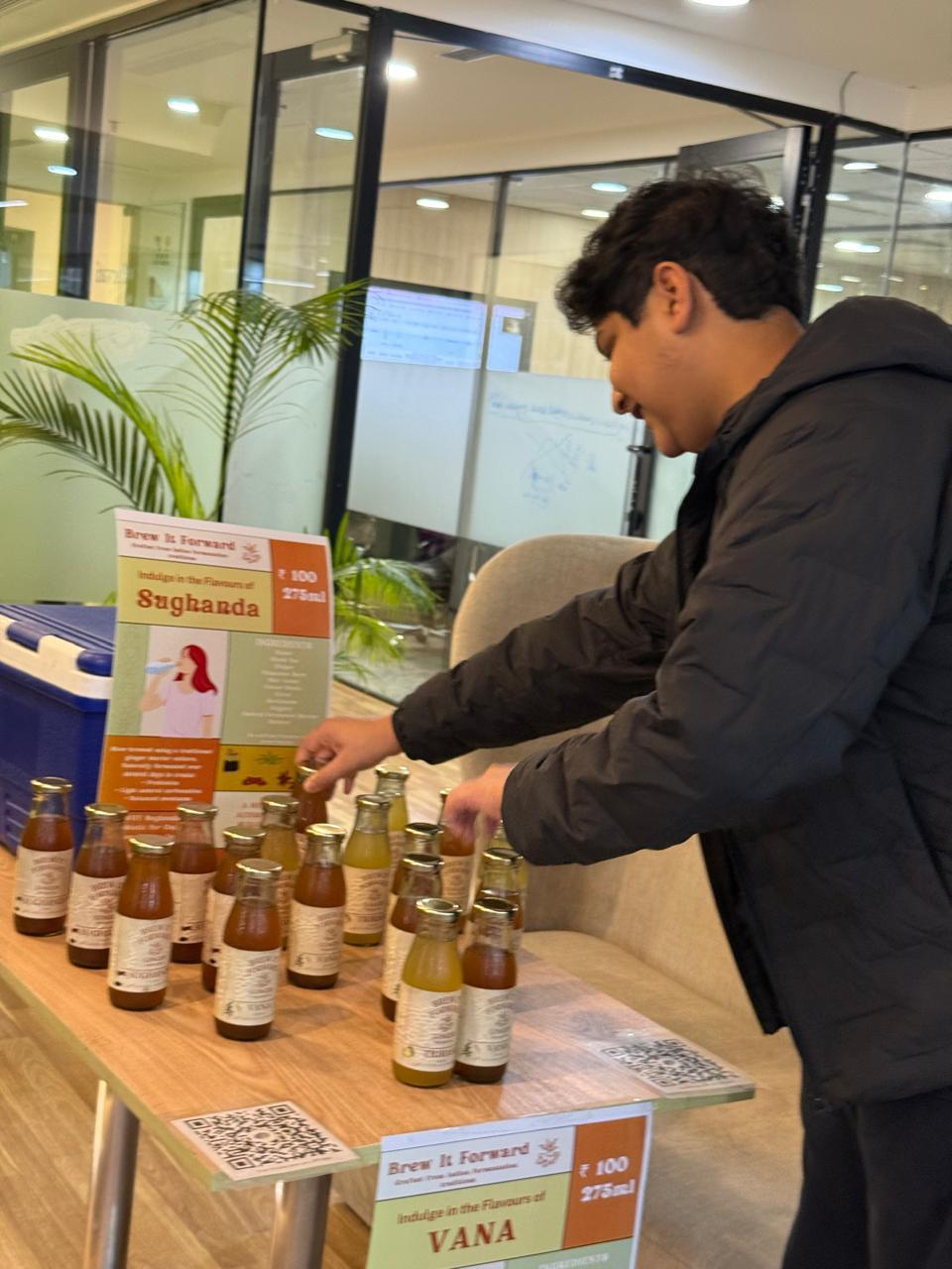 Brew It Forward being poured at a community tasting