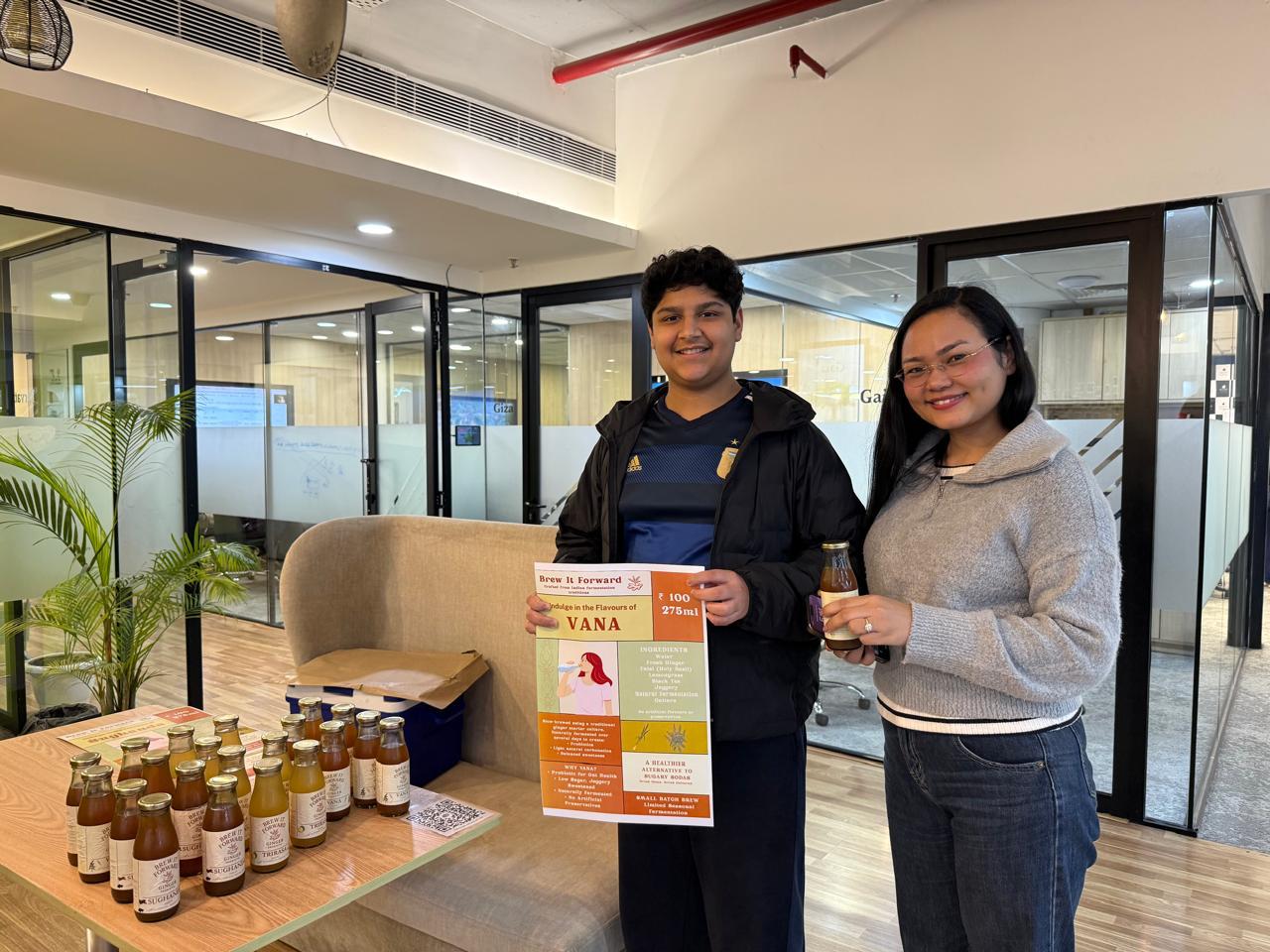 Brew It Forward being shared at a community tasting