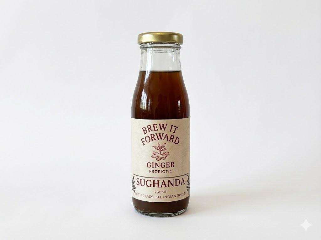 Sugandha kombucha bottle