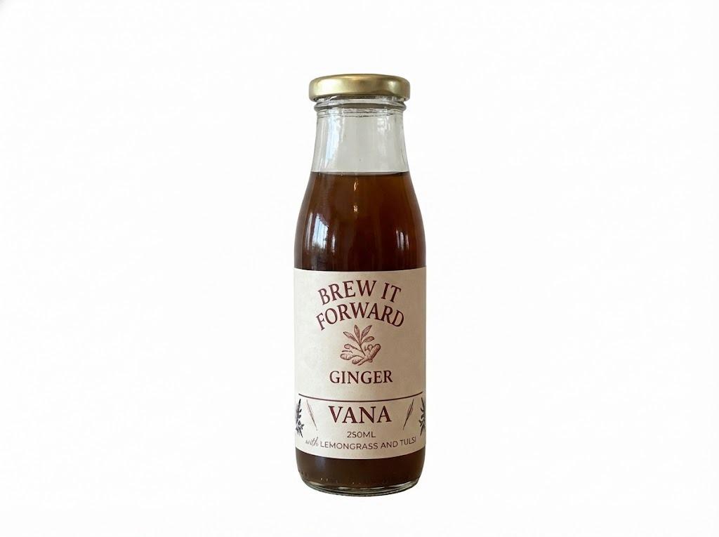 Vana kombucha bottle